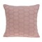 Nassau Collection Hexagonal Square Cotton Throw Pillow - 20" - Pink